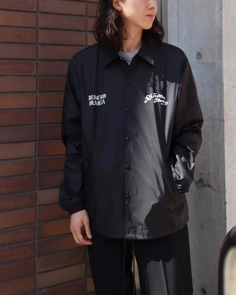 WACKO MARIA / × 56 TATTOO STUDIO  COACH JACKET (56TS-WM-BL08)