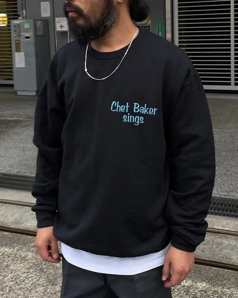 WACKO MARIA(ワコマリア) / Chet Baker / CREW NECK SWEAT SHIRT -TYPE1- | 公式通販・JACK in THE net Blue / XL