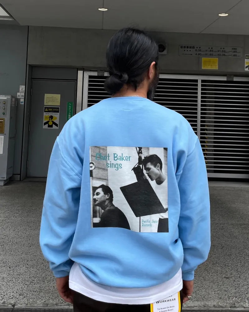 WACKO MARIA(ワコマリア) / Chet Baker / CREW NECK SWEAT SHIRT -TYPE1- | 公式通販・JACK in THE net Blue / XL