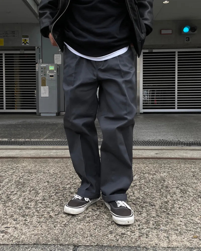 WACKO MARIA / × DICKIES  PLEATED TROUSERS (24FW-WMP-DC01)