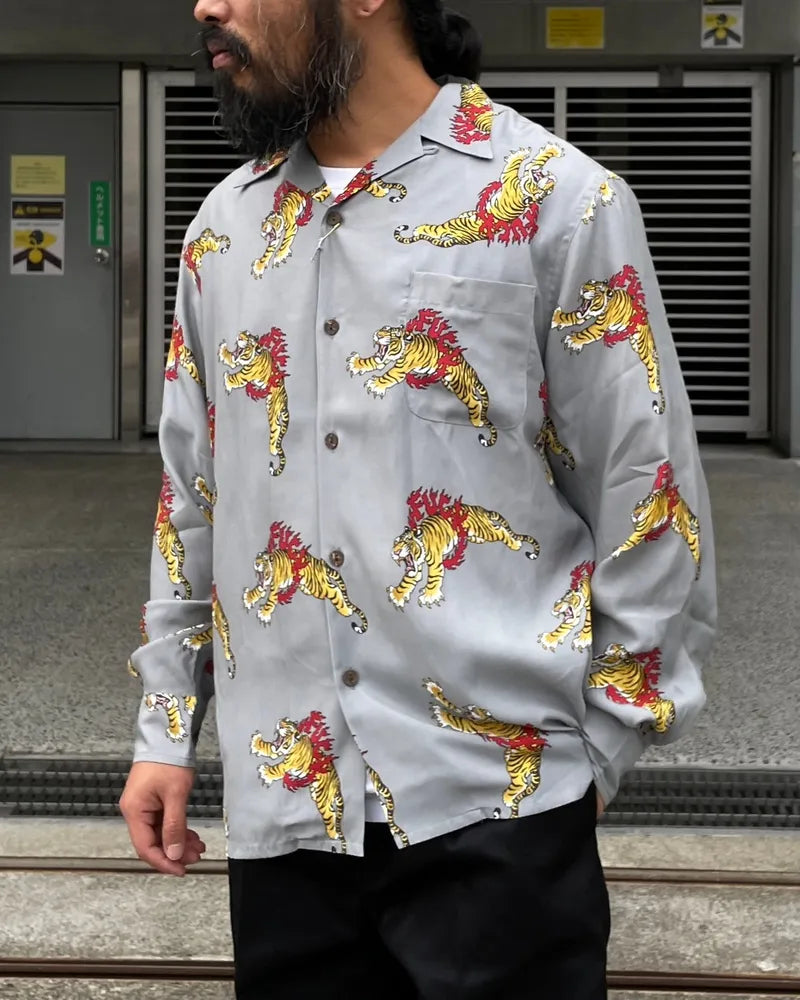 WACKO MARIA / TIM LEHI / HAWAIIAN SHIRT L/S (24FW-WMS-HI03)