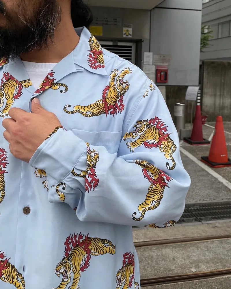 WACKO MARIA / TIM LEHI / HAWAIIAN SHIRT L/S (24FW-WMS-HI03)