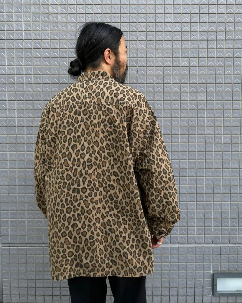 WACKO MARIA / LEOPARD FATIGUE JACKET (24FWE-WMO-ML04)