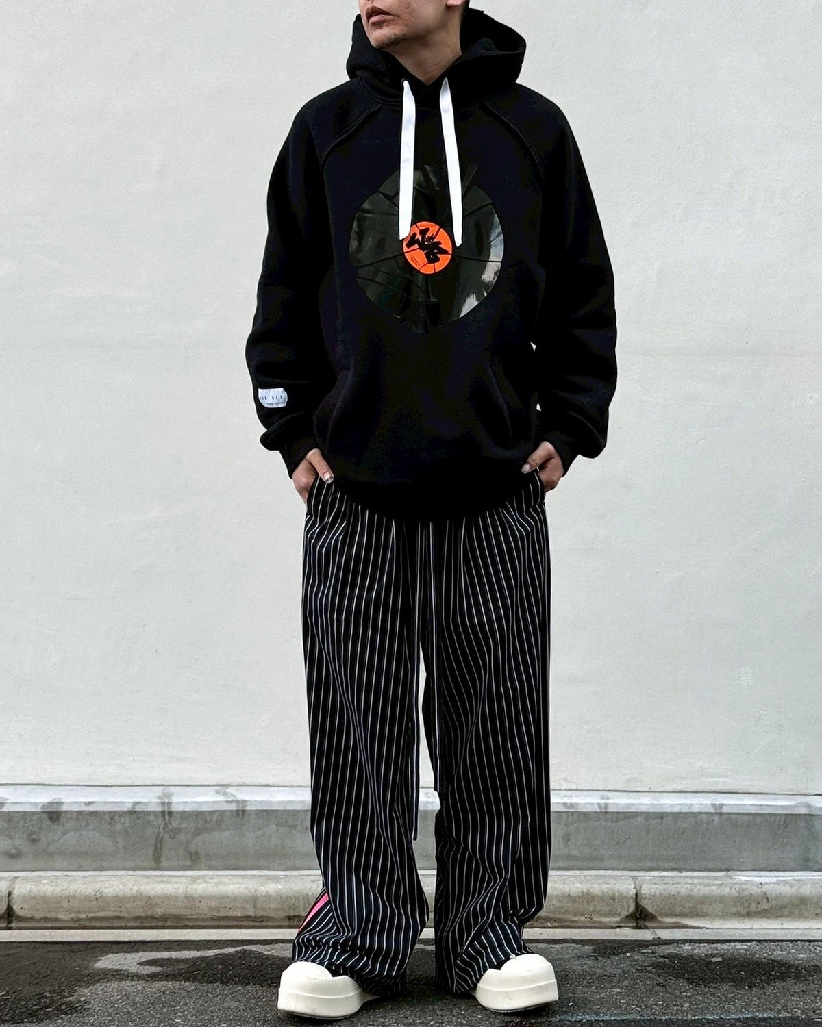 WILD BUNCH × AKA SIX × FRAGMENT / HOODIE -BROKEN RECORD (HBR01)