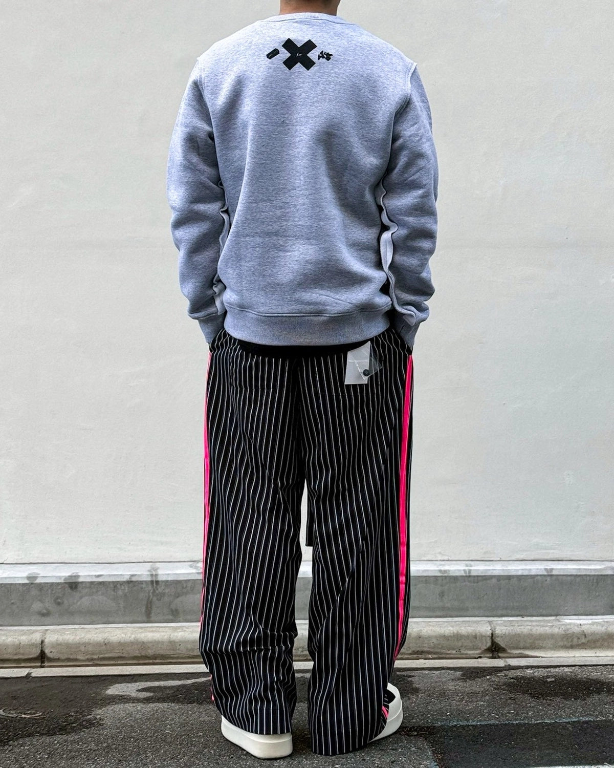 WILD BUNCH × AKA SIX × FRAGMENT / SWEATSHIRT -BROKEN RECORD (SGR01)