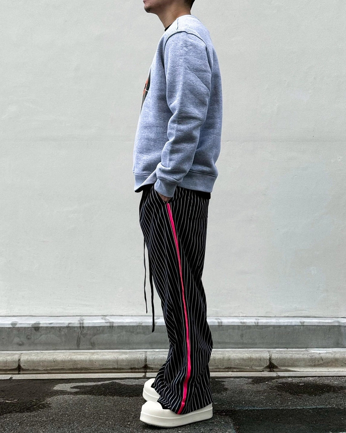 WILD BUNCH × AKA SIX × FRAGMENT / SWEATSHIRT -BROKEN RECORD (SGR01)