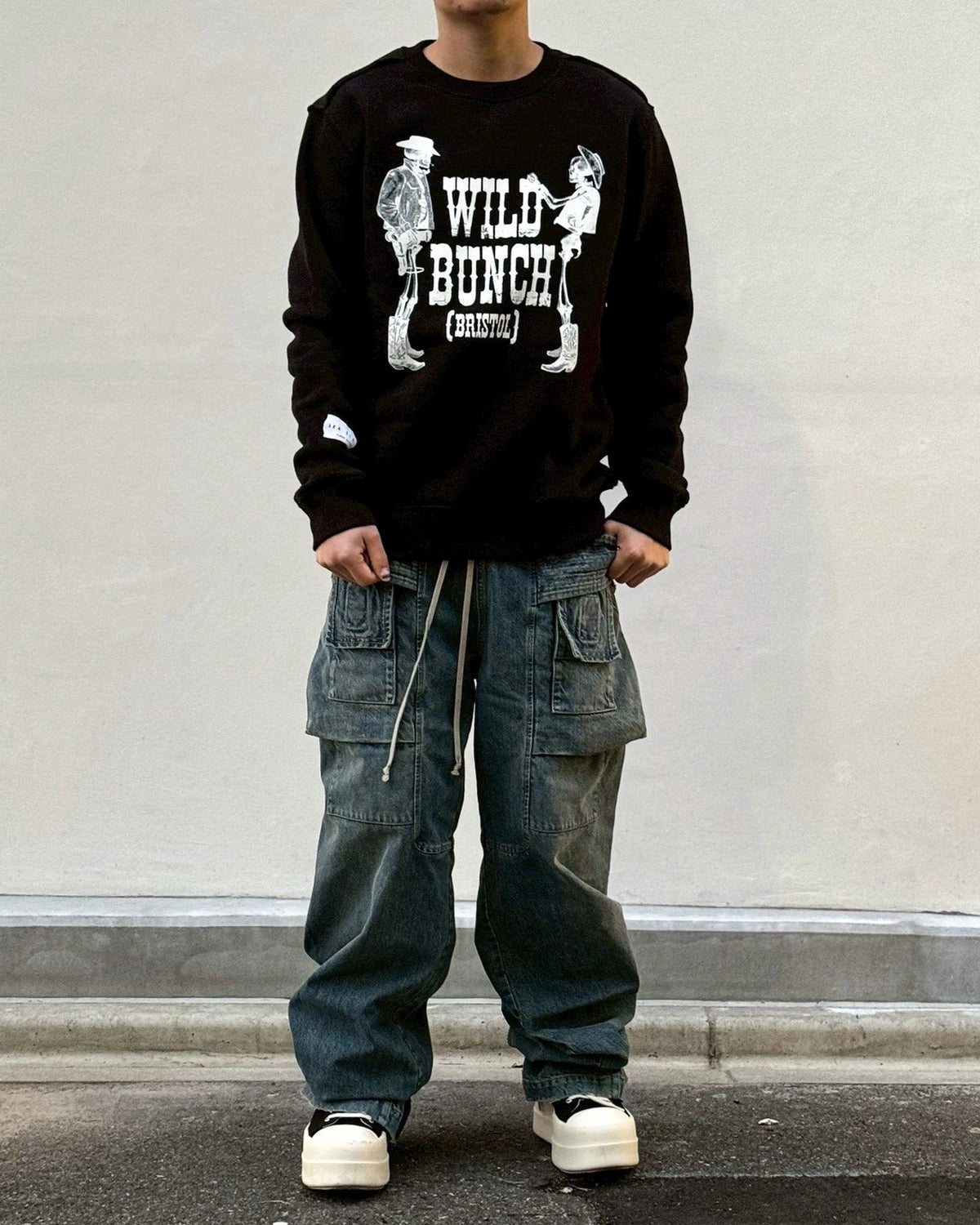 WILD BUNCH × AKA SIX × FRAGMENT / SWEATSHIRT -COWBOYS (SGC01)