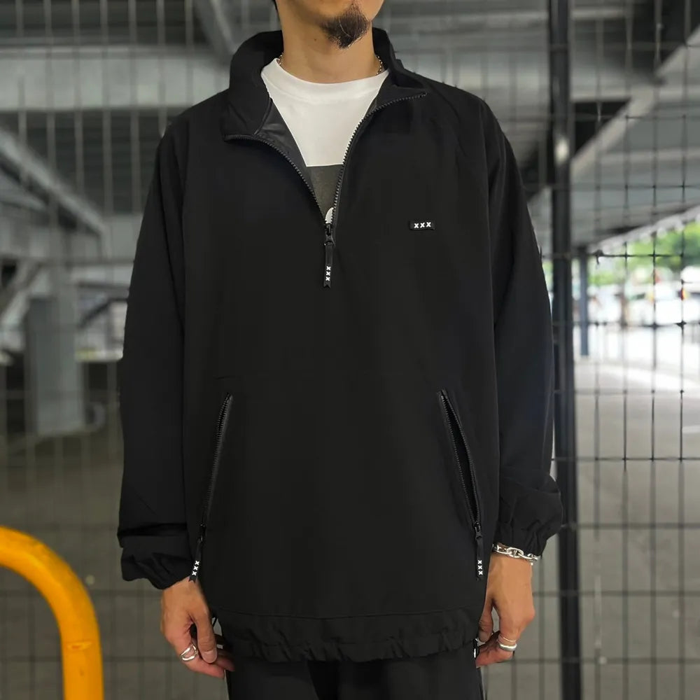 GOD SELECTION XXX / NYLON HALF ZIP JACKET (GX-A25-JK-01)