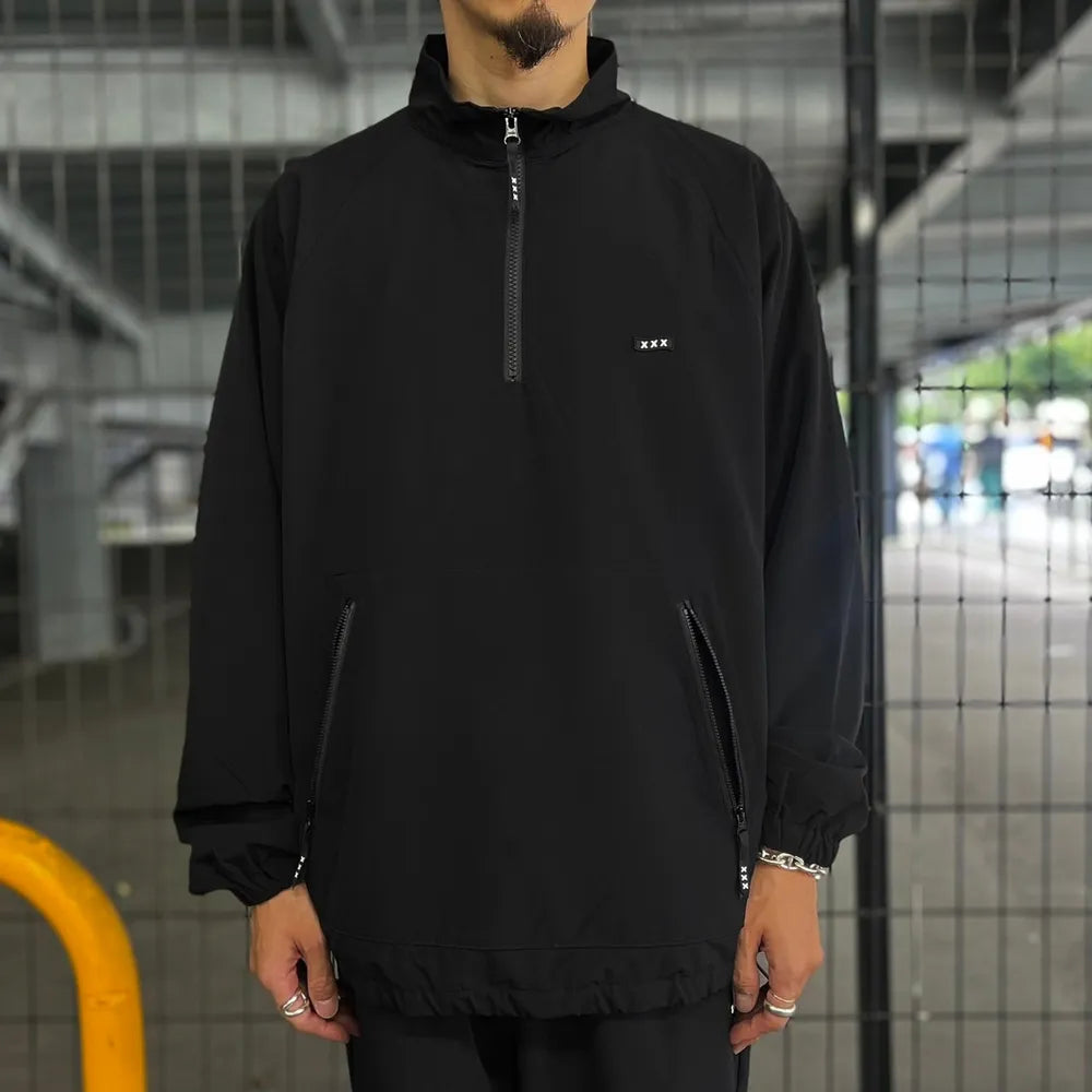 GOD SELECTION XXX / NYLON HALF ZIP JACKET (GX-A25-JK-01)