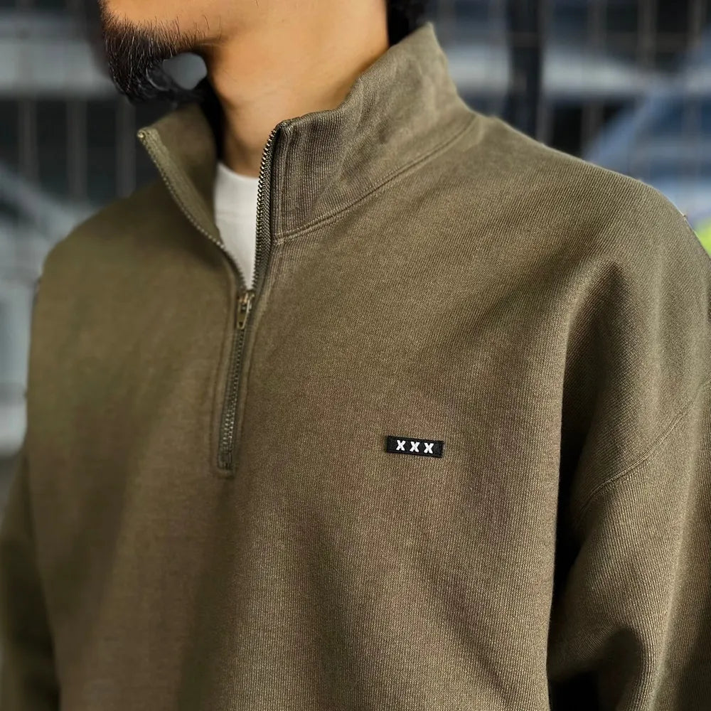 GOD SELECTION XXX / HALF ZIP SWEAT SHIRT (GX-A25-CS-01)