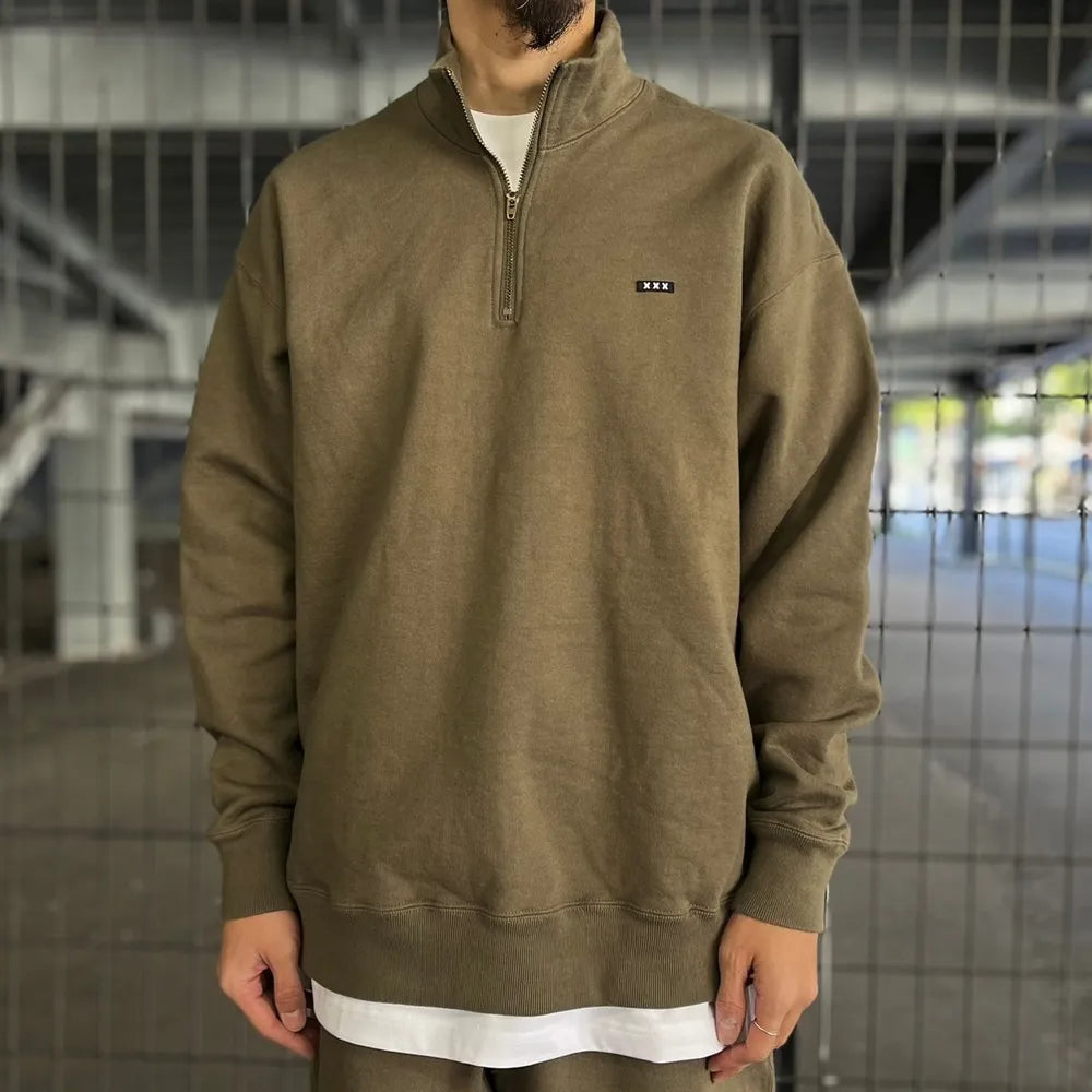 GOD SELECTION XXX / HALF ZIP SWEAT SHIRT (GX-A25-CS-01)