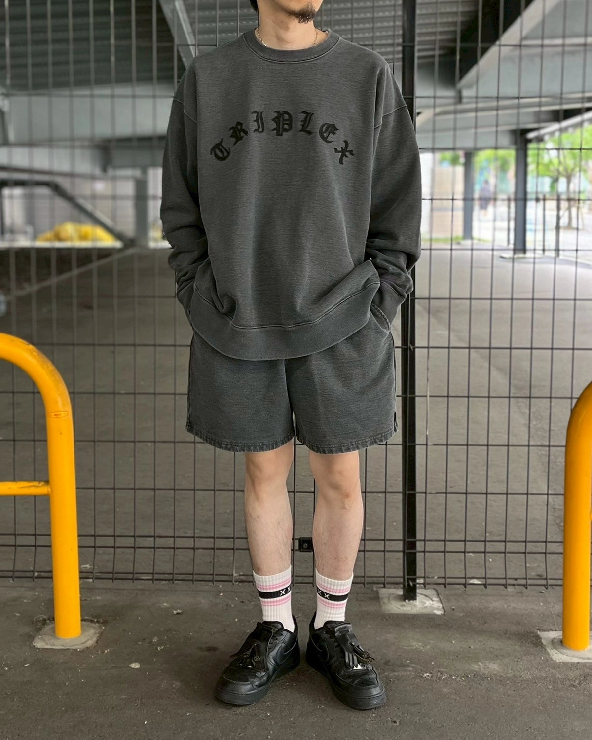 GOD SELECTION XXX / SWEAT SHORT PANTS (GX-S25-SP-02)