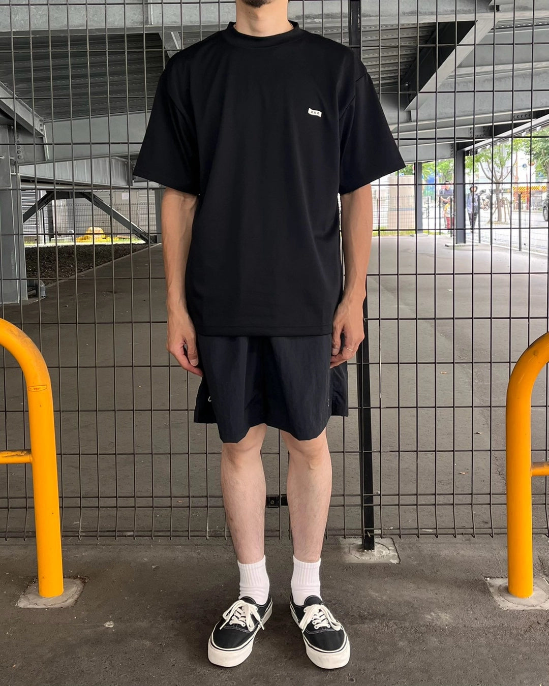 GOD SELECTION XXX / Mini Box Logo Mock Neck Tee (GX-S26-CS-09)