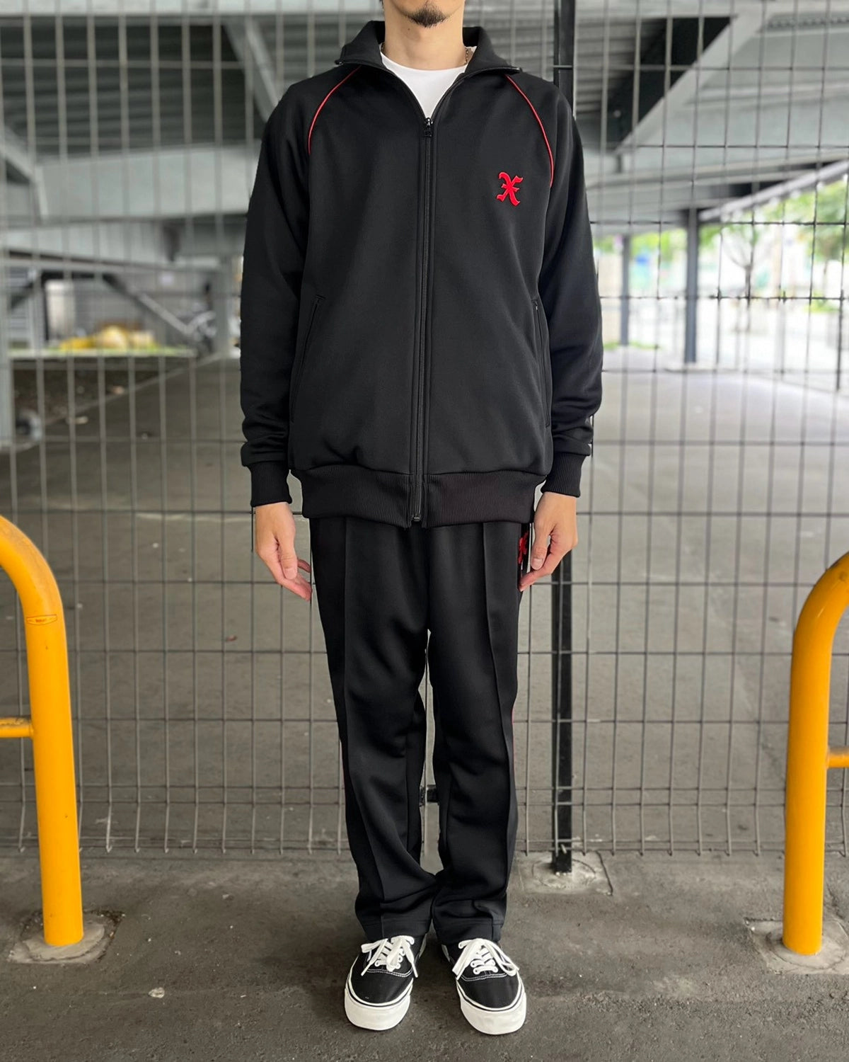 GOD SELECTION XXX / Initial Logo Piping Track Jacket (GX-S26-CS-10)