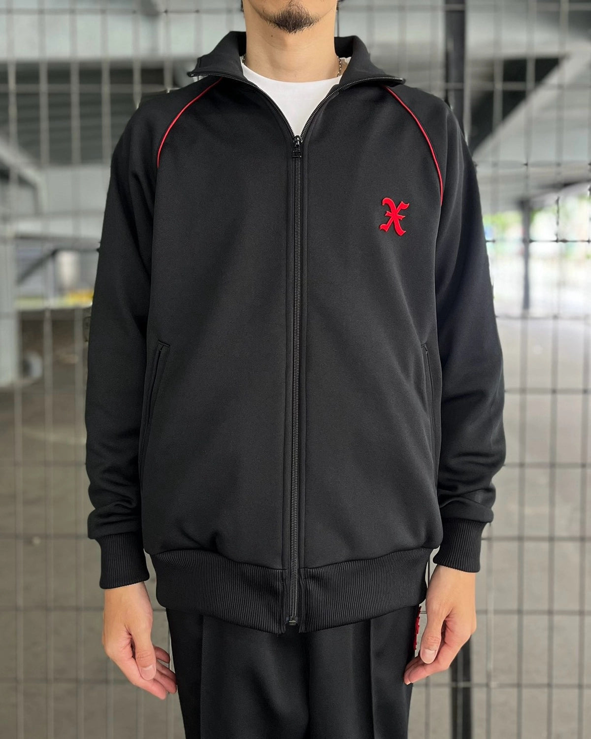 GOD SELECTION XXX / Initial Logo Piping Track Jacket (GX-S26-CS-10)