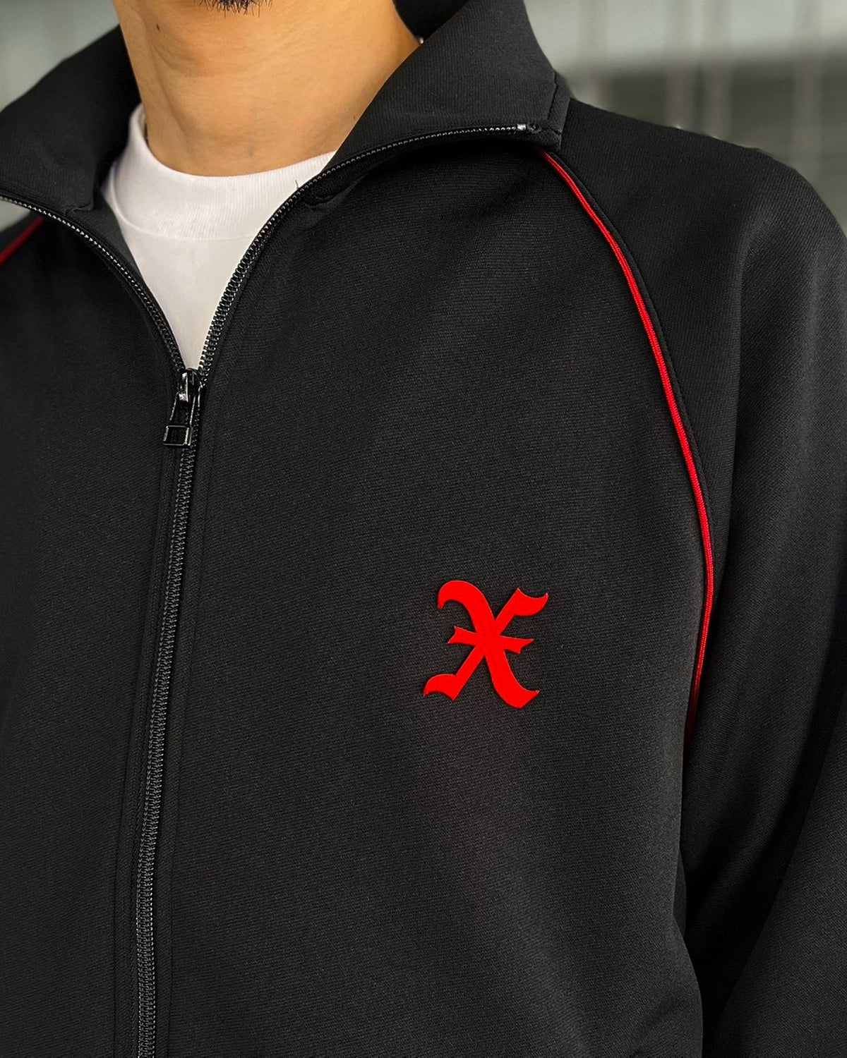 GOD SELECTION XXX / Initial Logo Piping Track Jacket (GX-S26-CS-10)