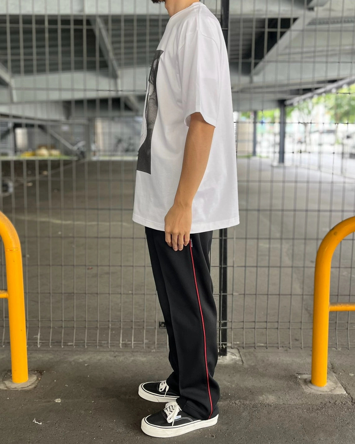 GOD SELECTION XXX / Box Logo "Brass Knuckle Scissors" Photo Tee (GX-S26-ST-20)