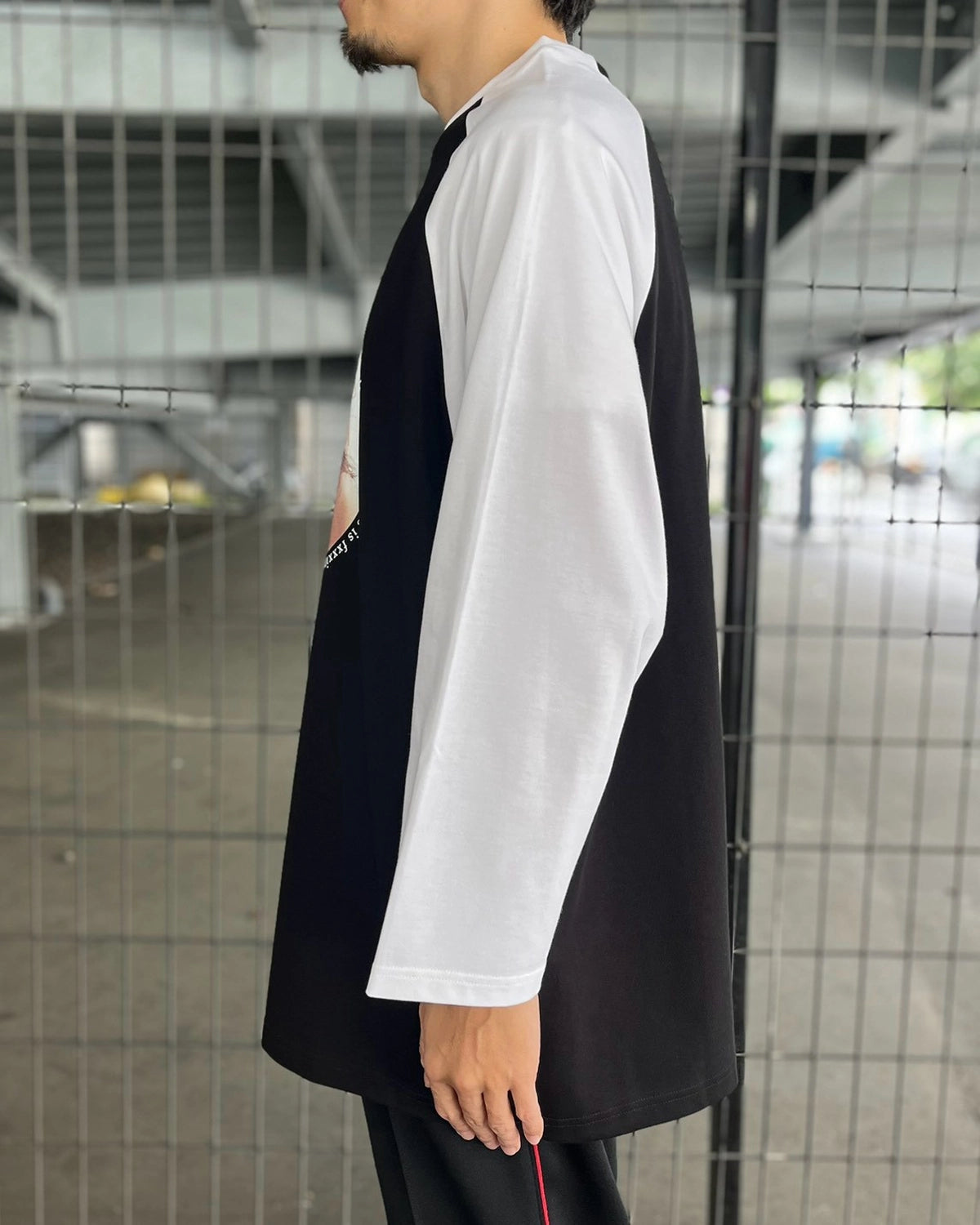 GOD SELECTION XXX / Box Logo "This is ART" Photo Graphic Raglan Sleeve Tee (GX-S26-RT-02)
