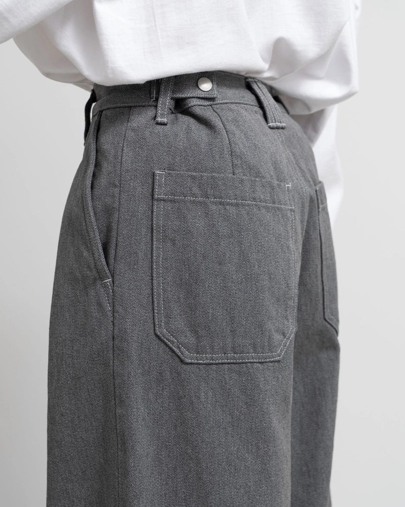 Graphpaper × YOKE / 3PLEATED DENIM WIDE TROUSERS (GM243-40218Y)