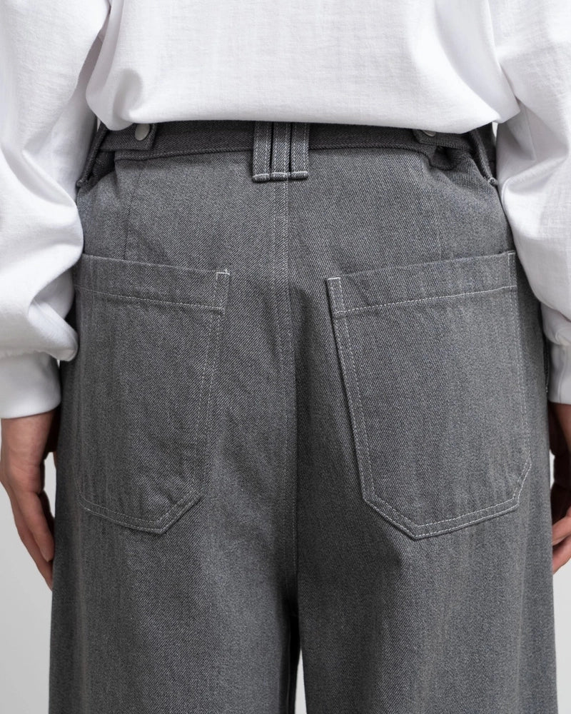 Graphpaper × YOKE / 3PLEATED DENIM WIDE TROUSERS (GM243-40218Y)