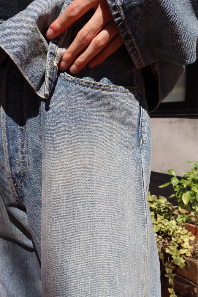 YOKO SAKAMOTO / DENIM STRAIGHT PANTS (YS-24AW-49-1)