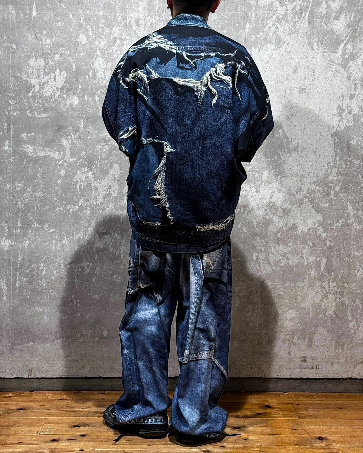 Maison MIHARA YASUHIRO × T.A.T.A / Trompe-l'oeil Archive Printed Jacket (C14BL401)