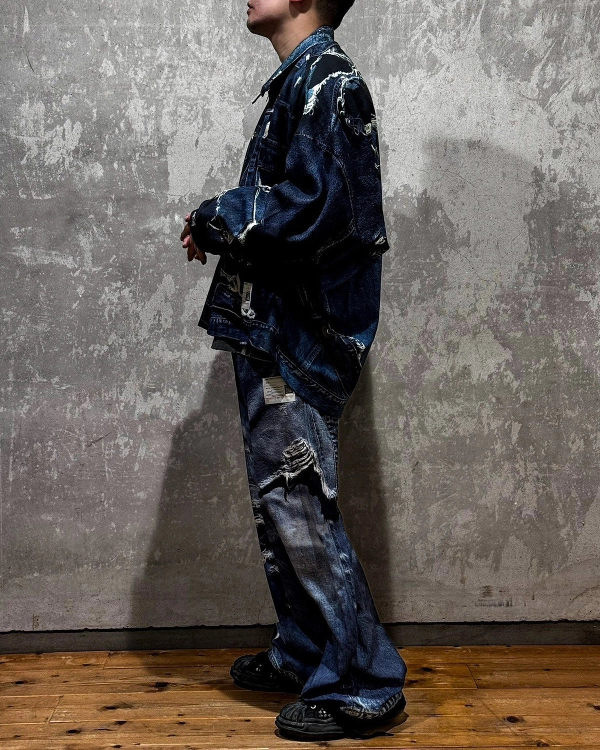 Maison MIHARA YASUHIRO × T.A.T.A / Trompe-l'oeil Archive Printed Jacket (C14BL401)