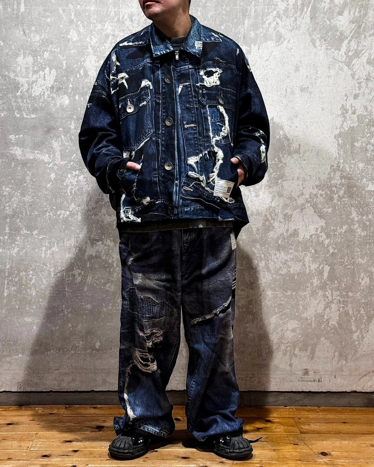 Maison MIHARA YASUHIRO × T.A.T.A / TATA DENIM PANTS (C14PT404)