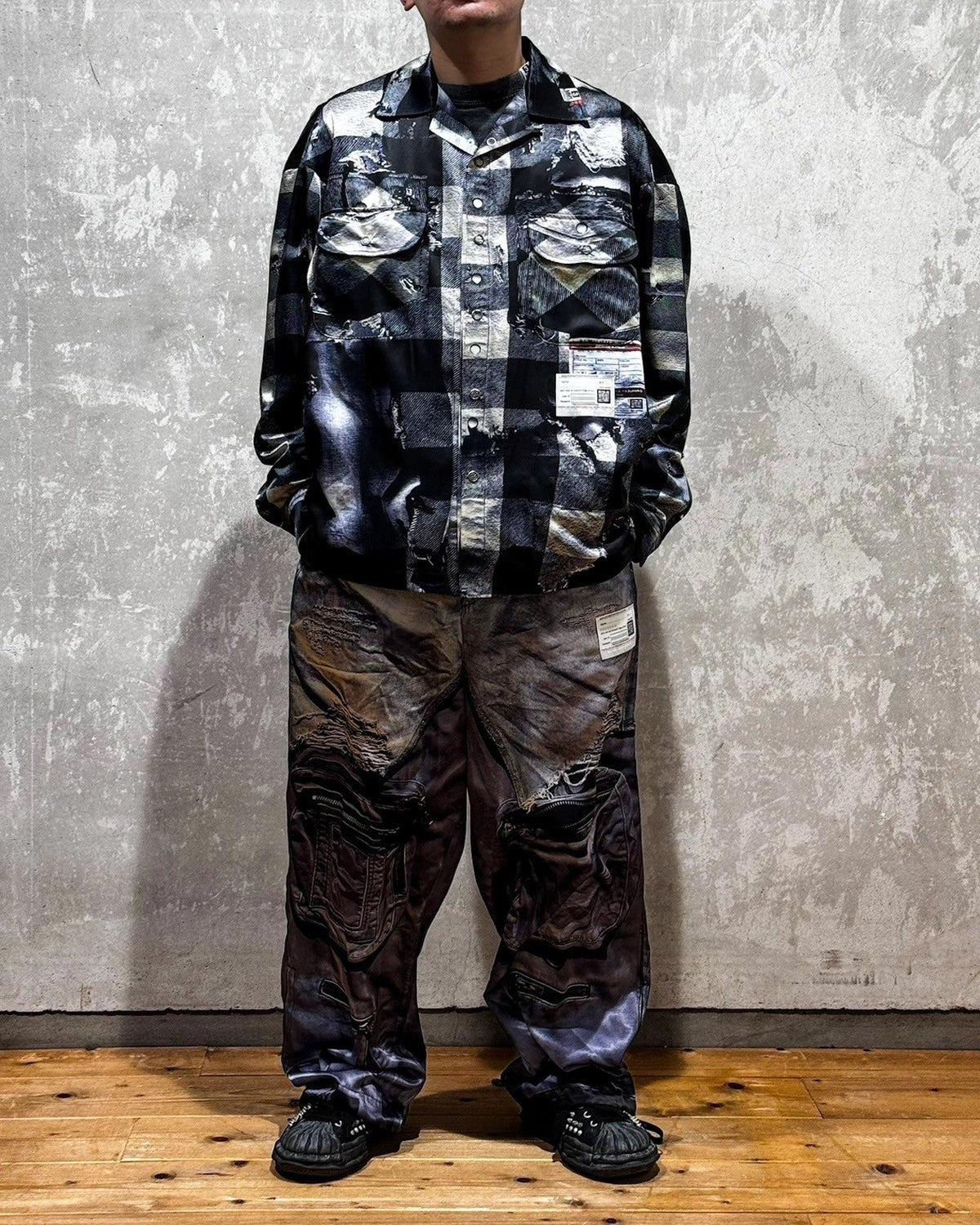 Maison MIHARA YASUHIRO × T.A.T.A / TATA PARACHUTE PANTS (C14PT403)