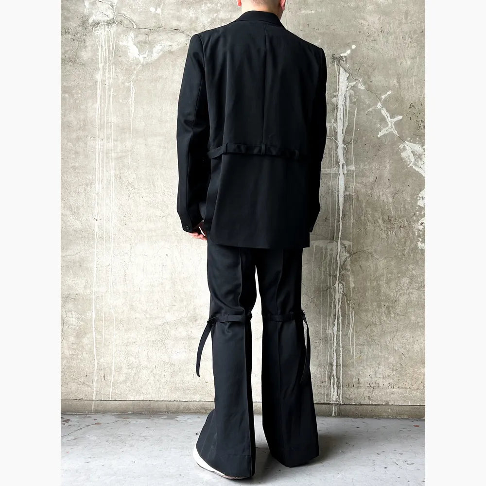 Tamme /  SUITING GAITER SLACKS BLACK (24A0180)