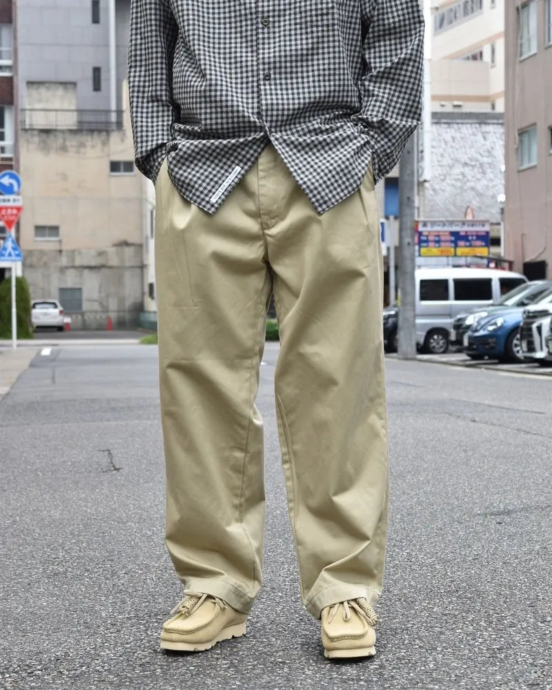 nanamica / DOUBLE PLEAT CHINO PANTS (S24FC054)