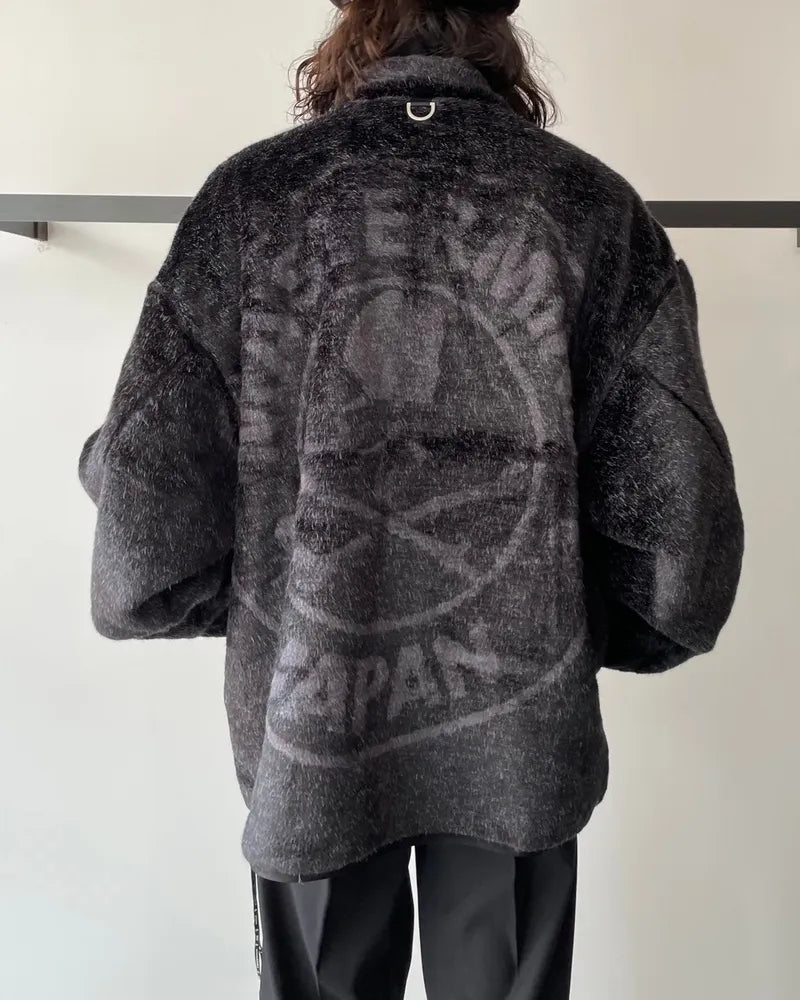 mastermind JAPAN / RABBIT FUR JACKET BOXY FIT (MJ24E13-BL048)