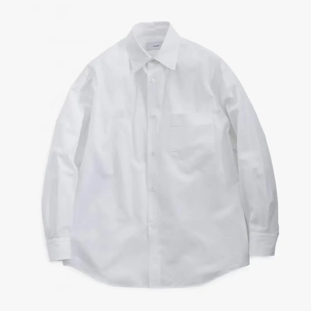 Graphpaper / Broad L/S Oversized Regular Collar Shirt (GM244-50022B)