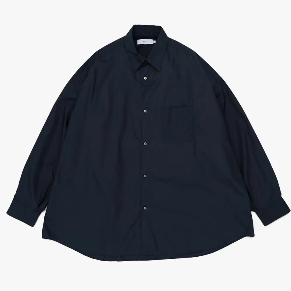 Graphpaper / Broad L/S Oversized Regular Collar Shirt (GM244-50022B)