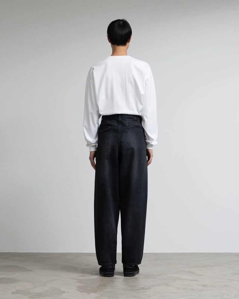 Graphpaper / Selvage Denim Two Tuck Tapered Pants (GU251-40187DB)