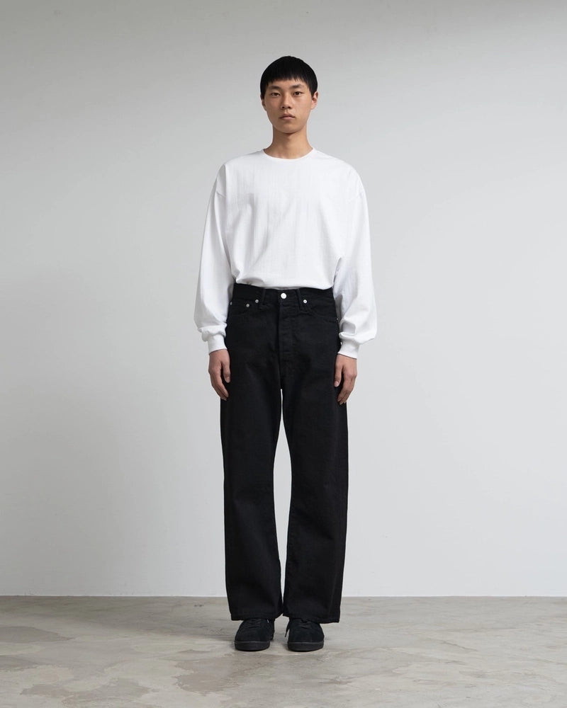 Graphpaper / Selvage Denim Five Pocket Wide Straight Pants (GU251-40184RB)