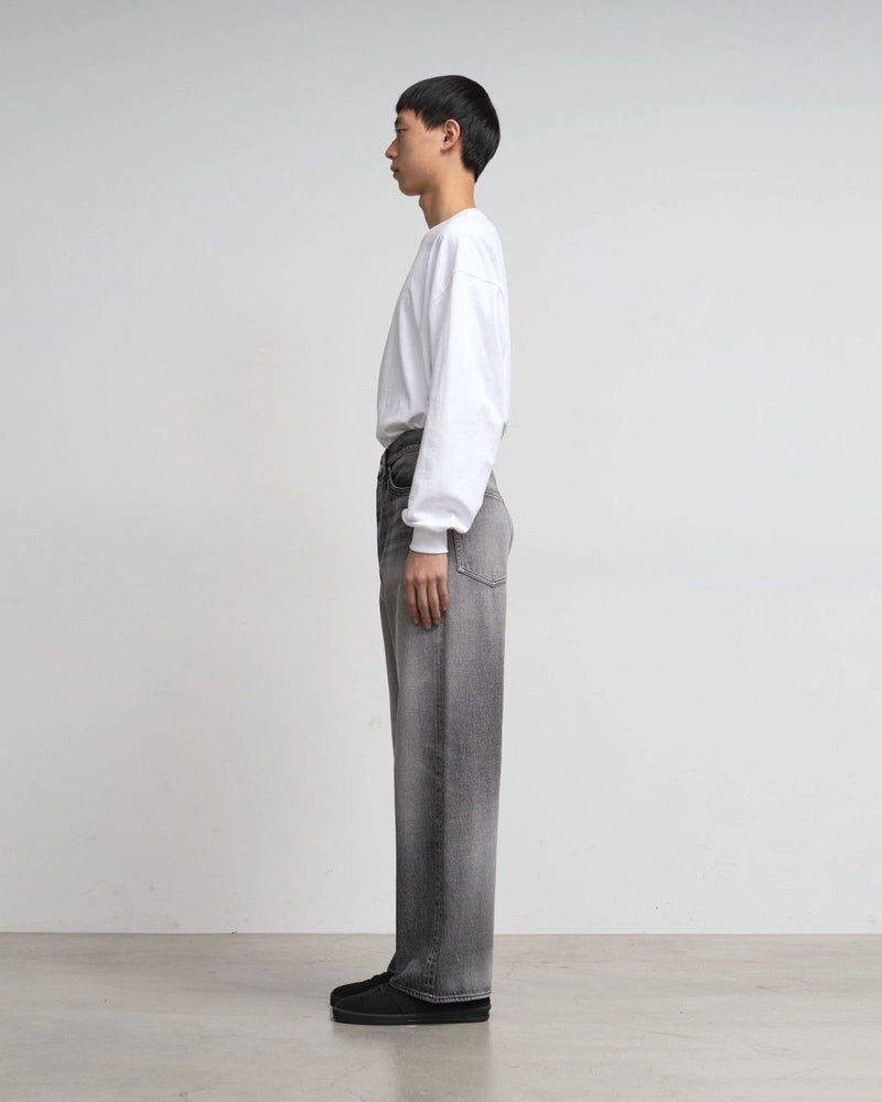 Graphpaper / Selvage Denim Five Pocket Wide Straight Pants (GU251-40184LB)