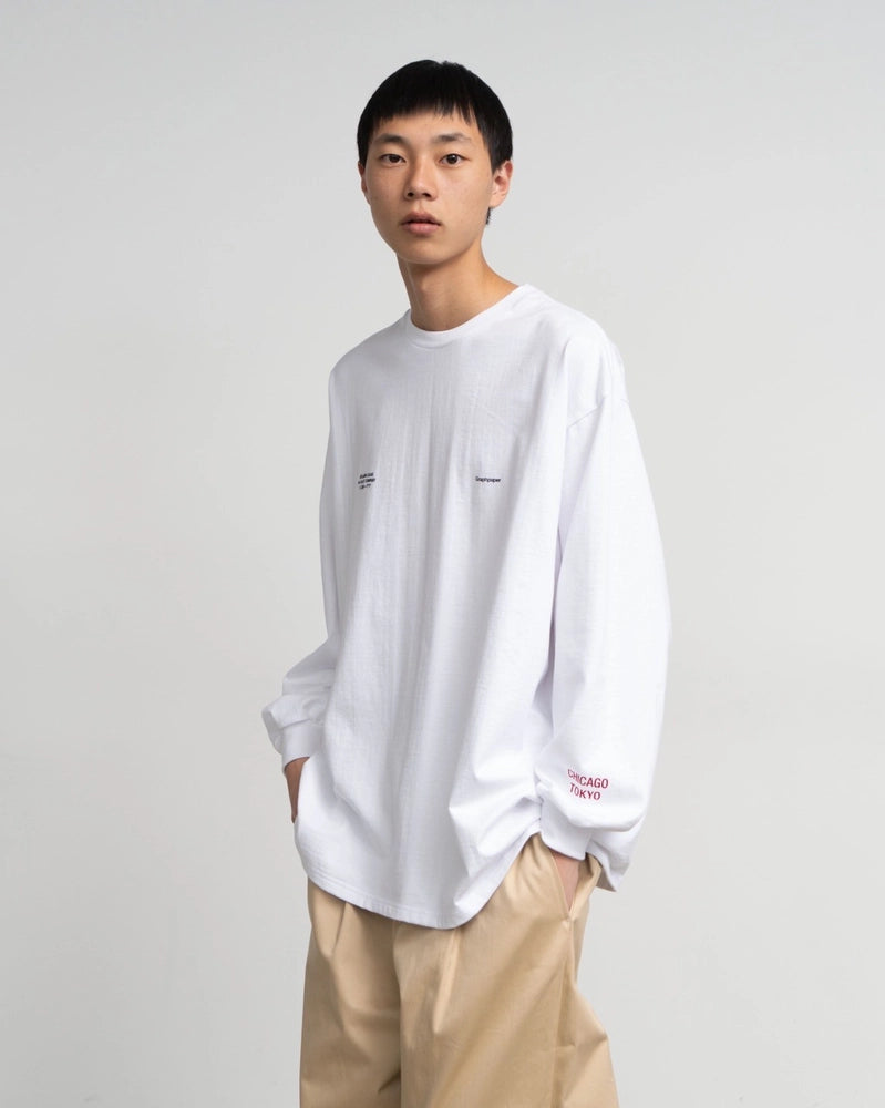 Graphpaper × BENJAMIN EDGAR / BENJAMIN EDGAR for GP L/S Oversized Tee (GU251-70400BE)