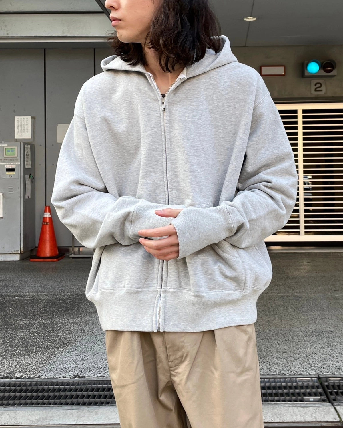 Unlikely / Unlikely Simple Sweat ZIP Up Hoodie (U25S-13-0002)