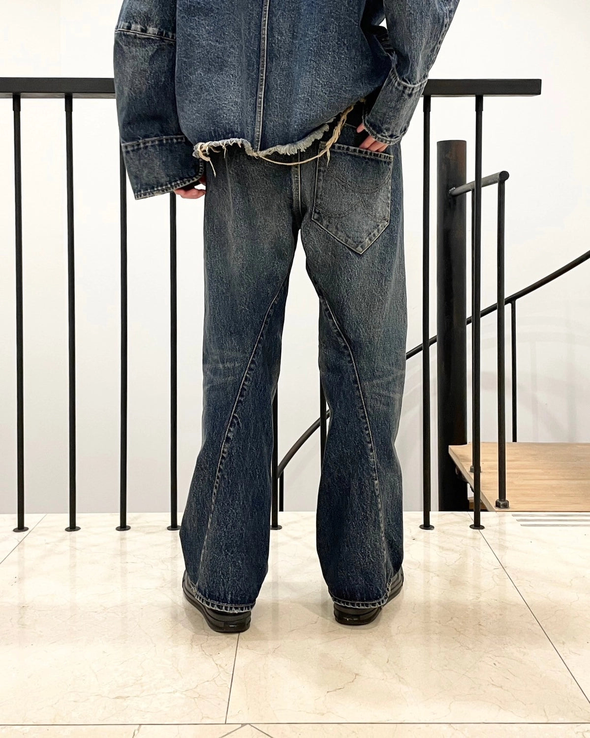 doublet / USED FINISH DENIM PANTS (25SS12PT300)