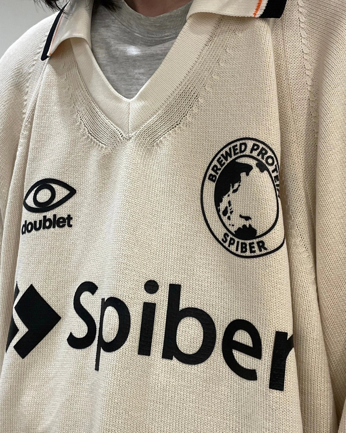 doublet / "TEAM SPIBER" FOOTBALL KNITWEAR (25SS54KN183)