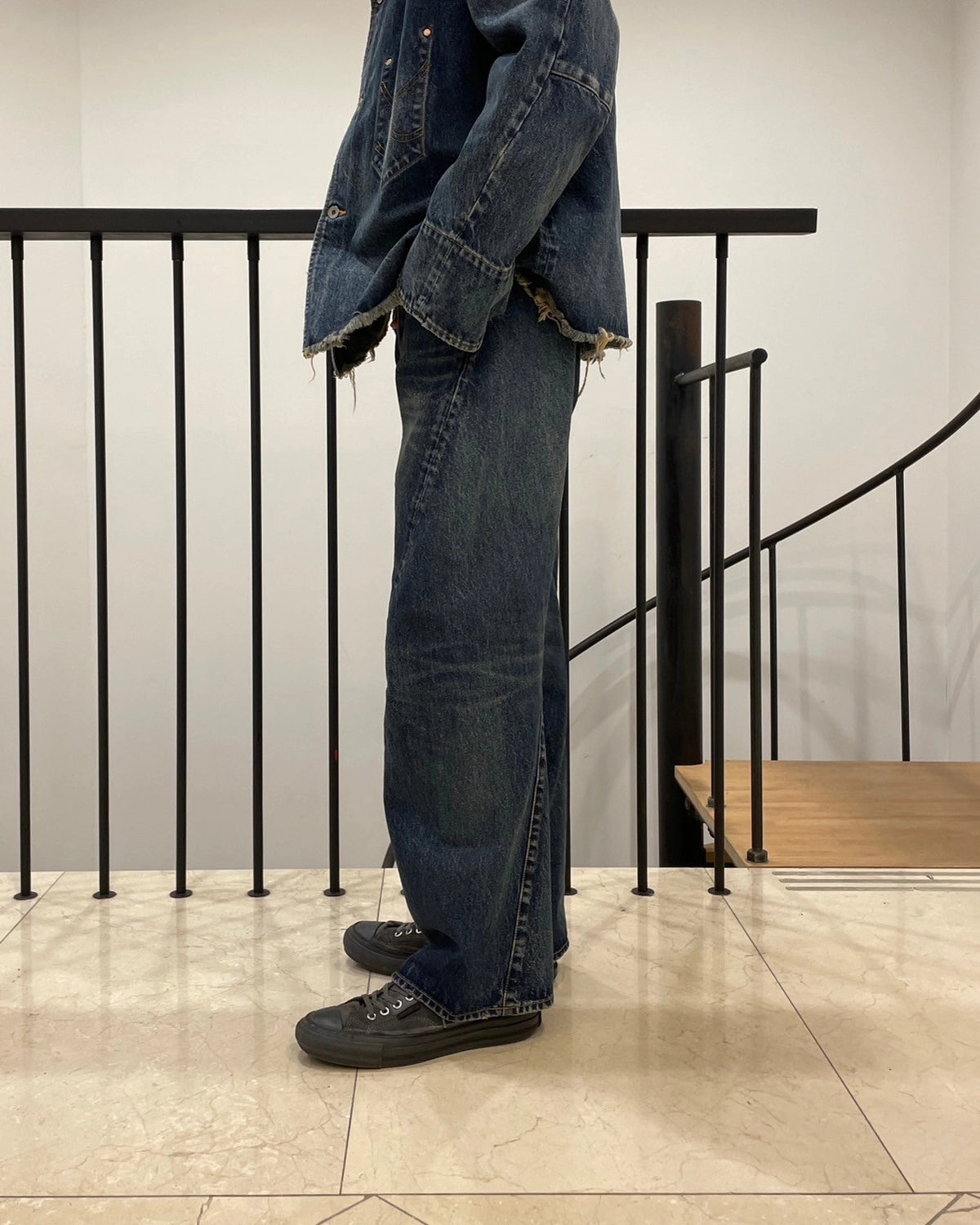 doublet / USED FINISH DENIM PANTS (25SS12PT300)