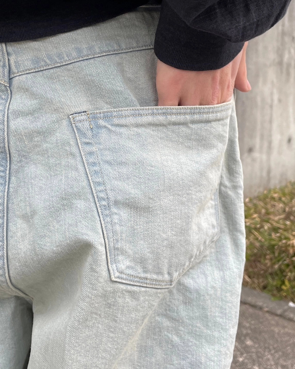 blurhms / 12.9oz Denim Narrow Belted Pants (BHS25S003USD)