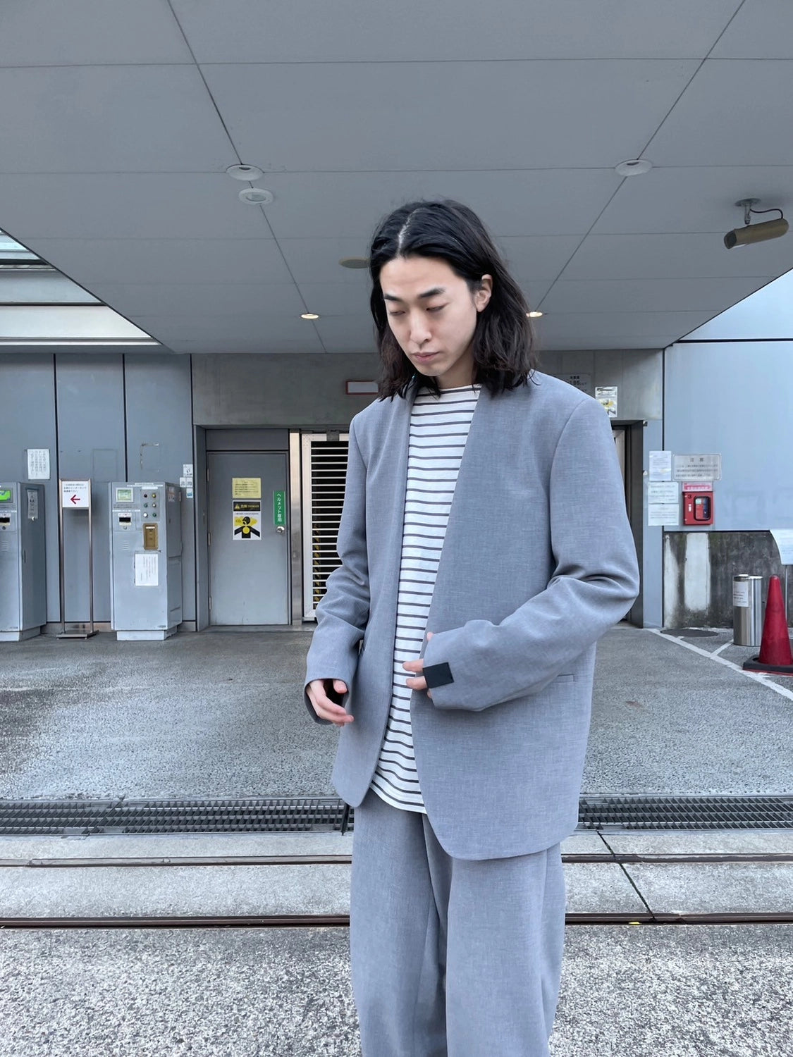 N.HOOLYWOOD COMPILE / COLLARLESS JACKET (2251-JK21-006)