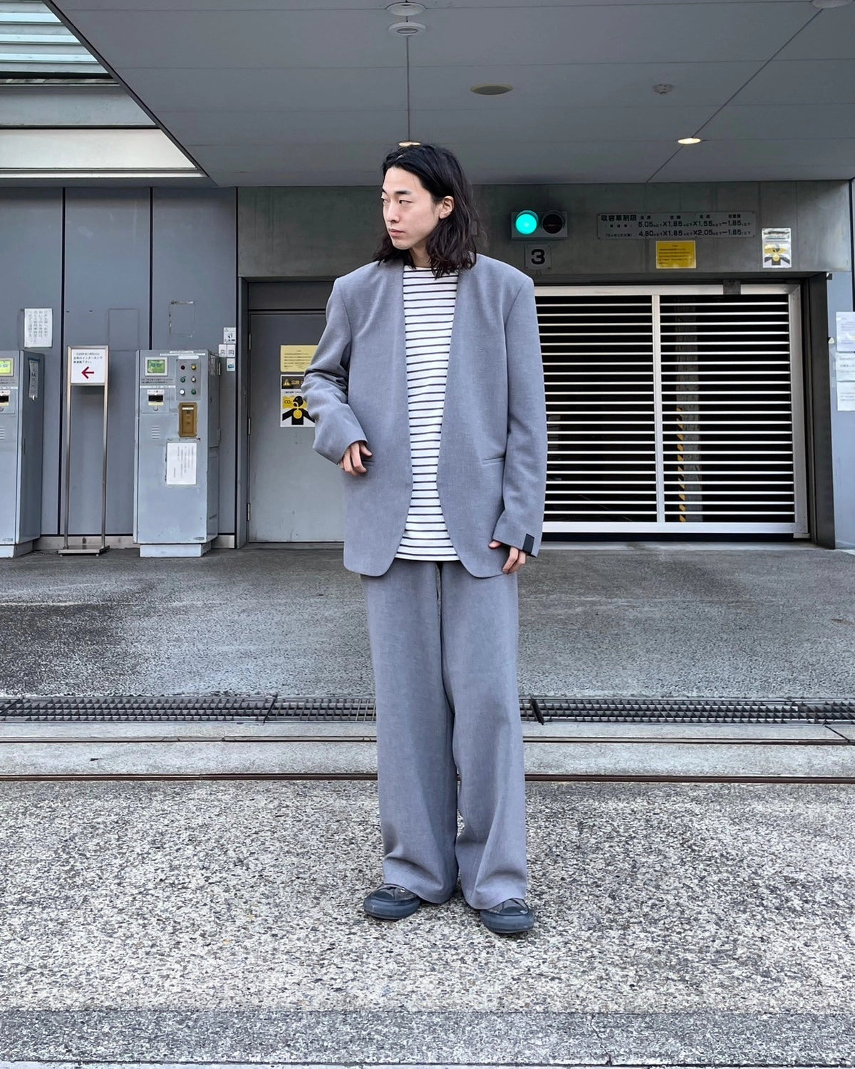 N.HOOLYWOOD COMPILE / COLLARLESS JACKET (2251-JK21-006)