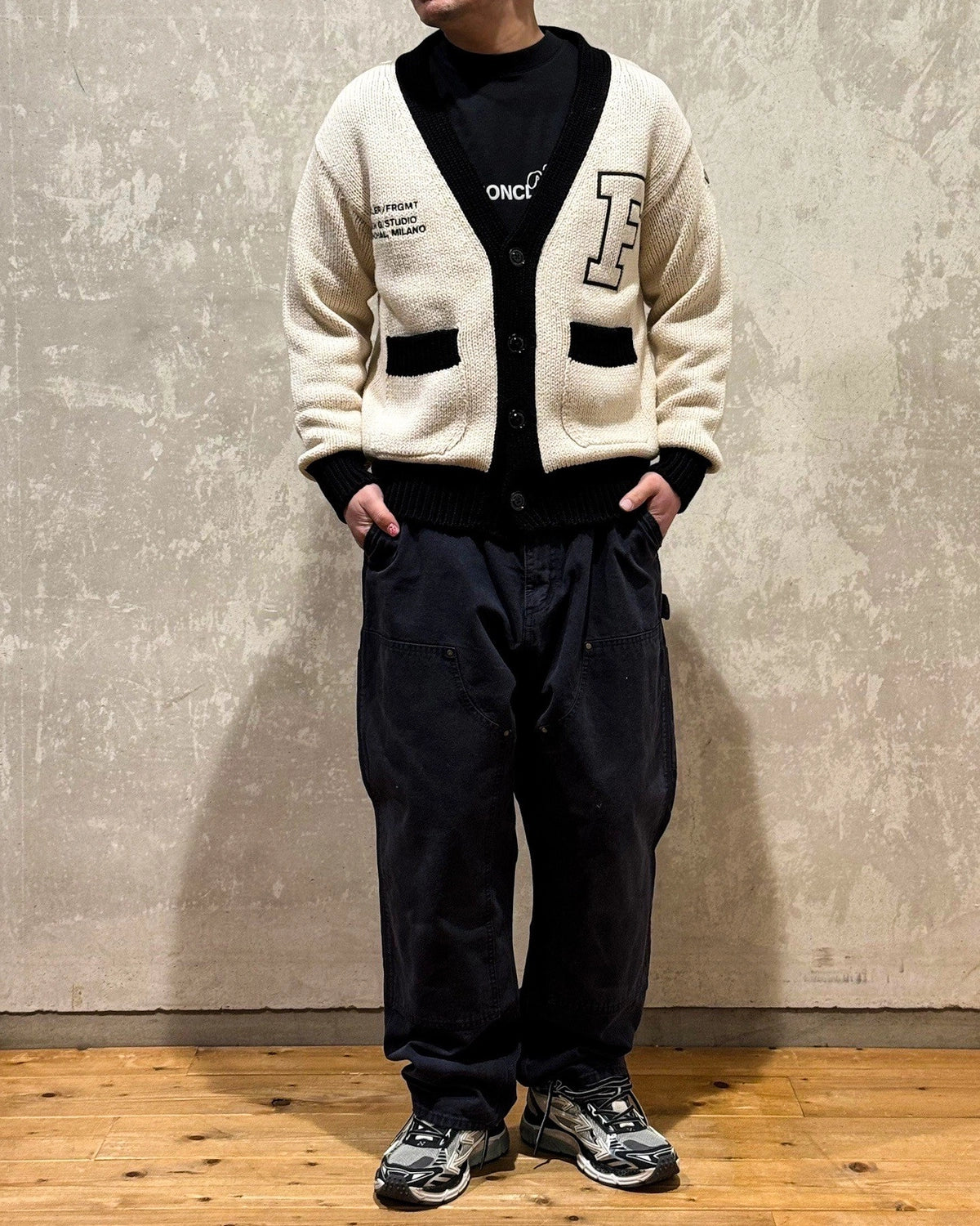 7 Moncler Fragment Hiroshi Fujiwara / CARDIGAN TRICOT (K1-09U-9B000-01 M5206)