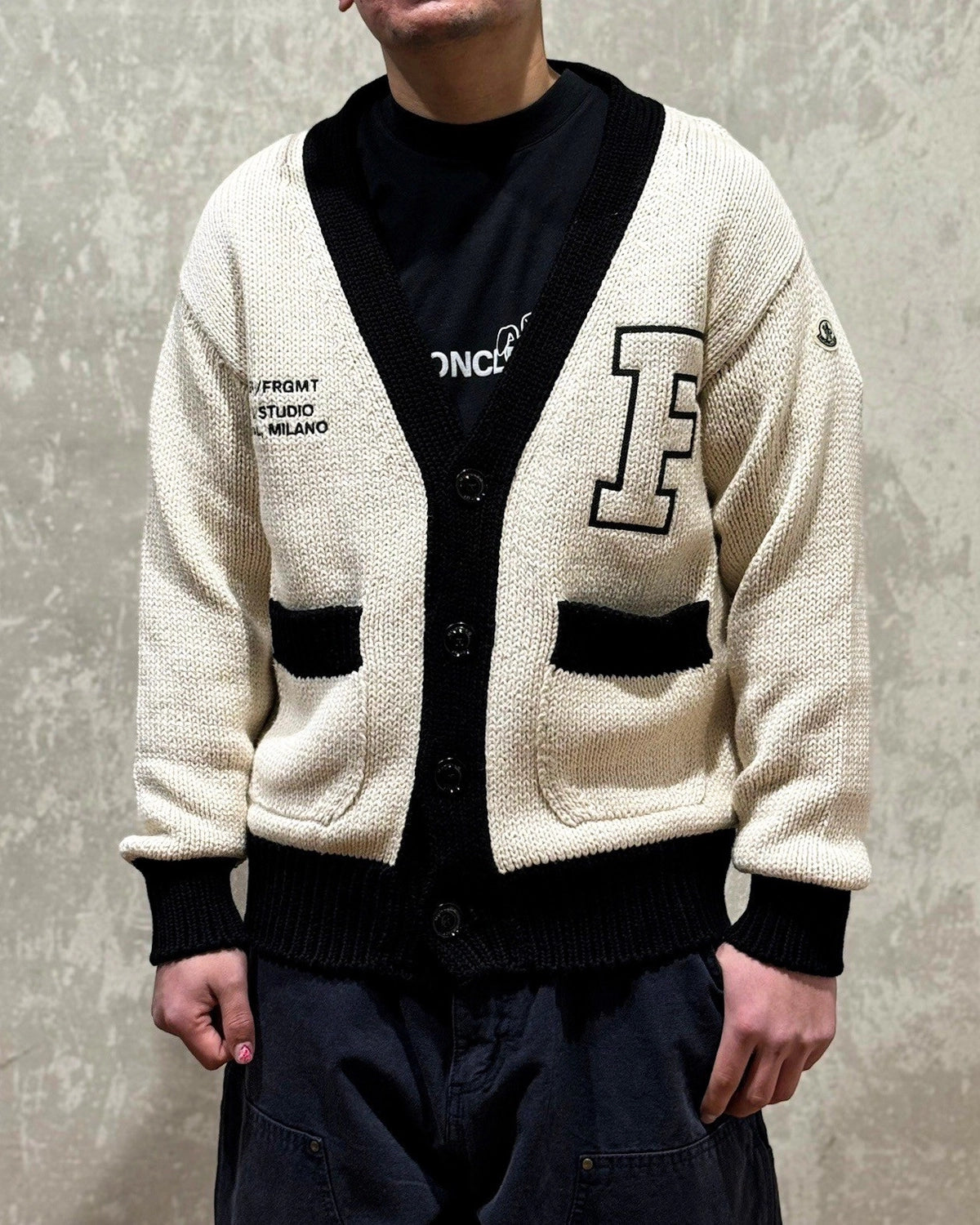 7 Moncler Fragment Hiroshi Fujiwara / CARDIGAN TRICOT (K1-09U-9B000-01 M5206)