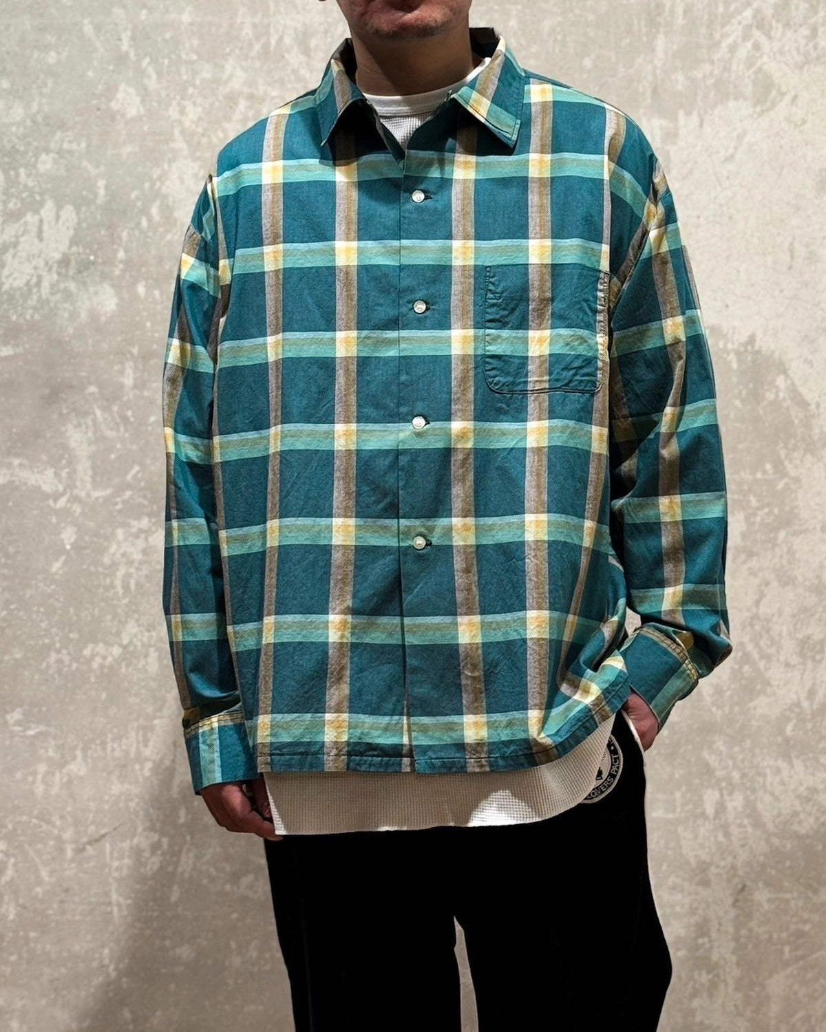 ©︎SAINT Mxxxxxx  × LASTMAN / LM_CHECK SHIRT (SM-HR8-0000-C31)