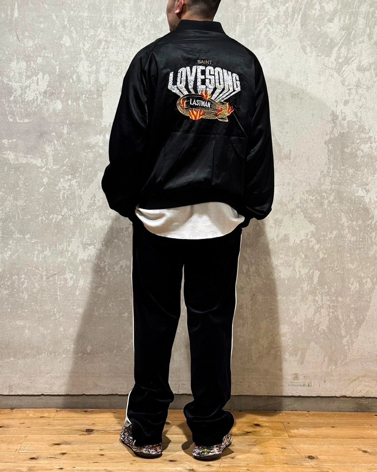 ©︎SAINT Mxxxxxx  × LASTMAN / LM_TRACK JACKET -LOVE SONG (SM-HR8-0000-C32)