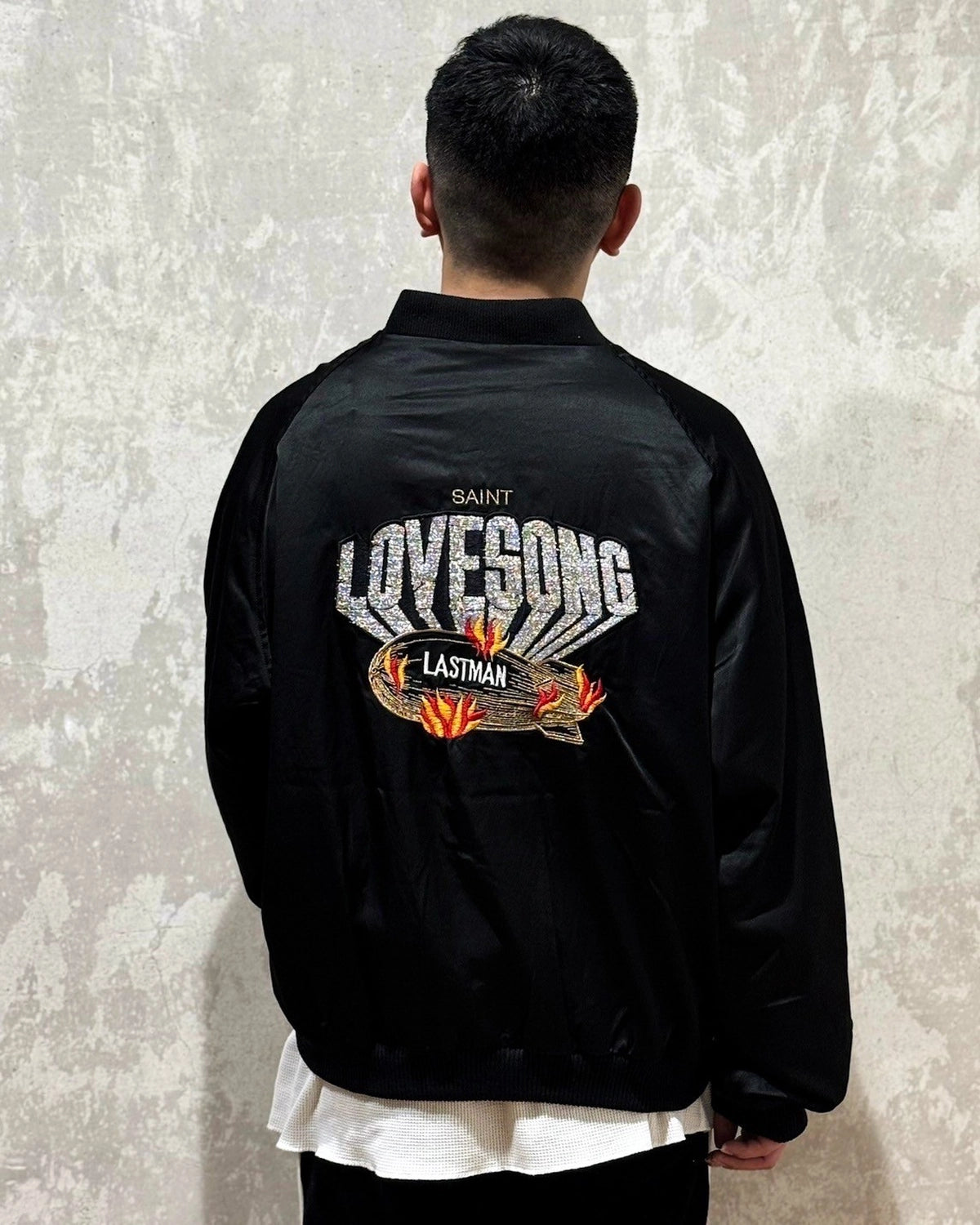 ©︎SAINT Mxxxxxx  × LASTMAN / LM_TRACK JACKET -LOVE SONG (SM-HR8-0000-C32)